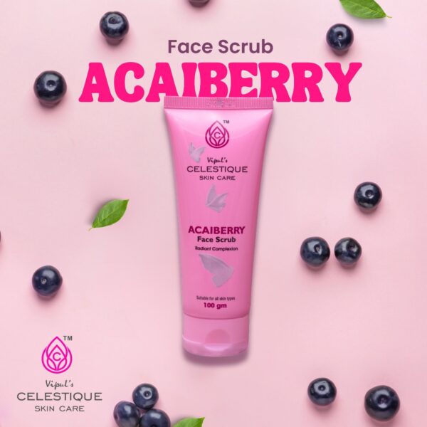 Celestique Acaiberry Face Scrub - Image 3